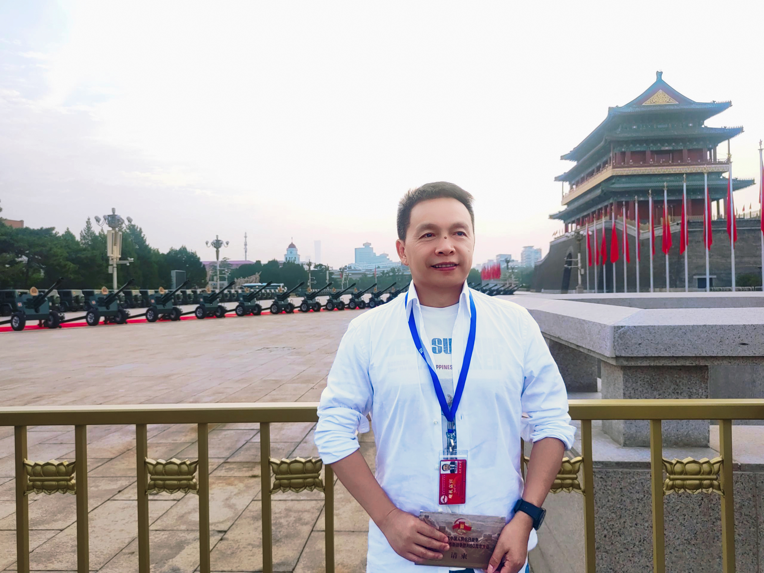 抗戰(zhàn)勝利80周年！鹽津鋪?zhàn)訌垖W(xué)武第二次受邀觀禮祖國(guó)大閱兵！